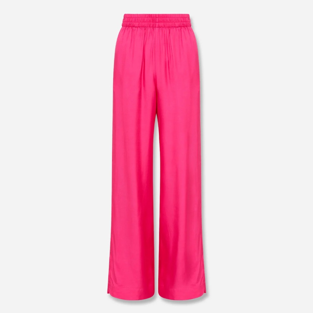 LMND Elvira Pants Hyper Pink XS Viscose Silk Combo